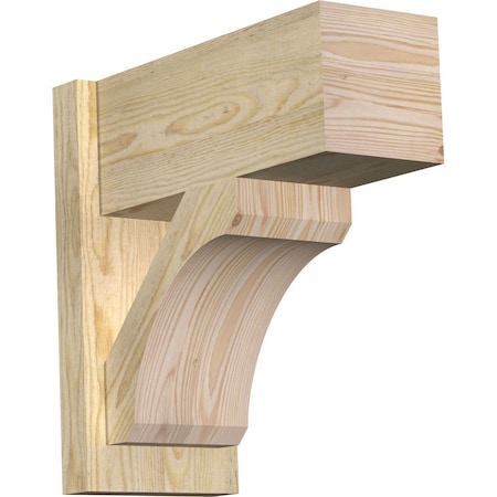 Ekena Millwork Legacy Block Rough Sawn Outlooker, Douglas Fir, 8"W x 18"D x 18"H OUT08X18X18LEC05RDF